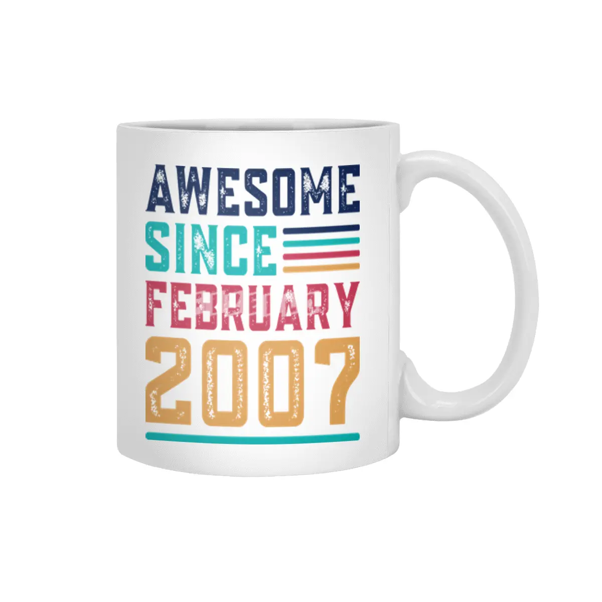 Awesome Since February 2007 Beyaz Kupa