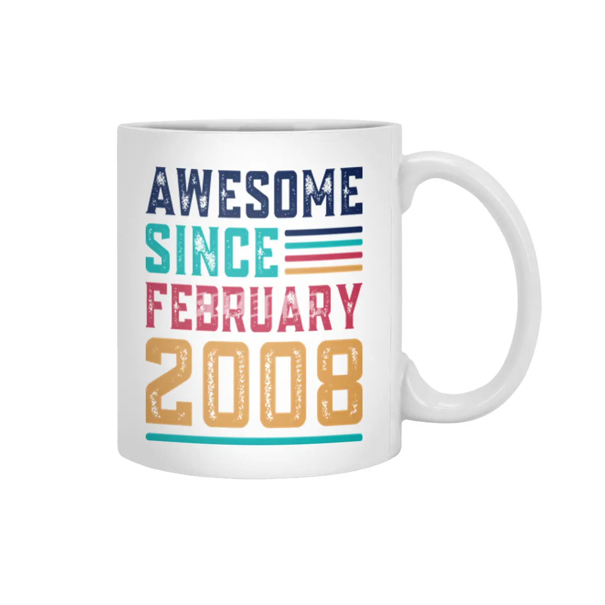 Awesome Since February 2008 Beyaz Kupa