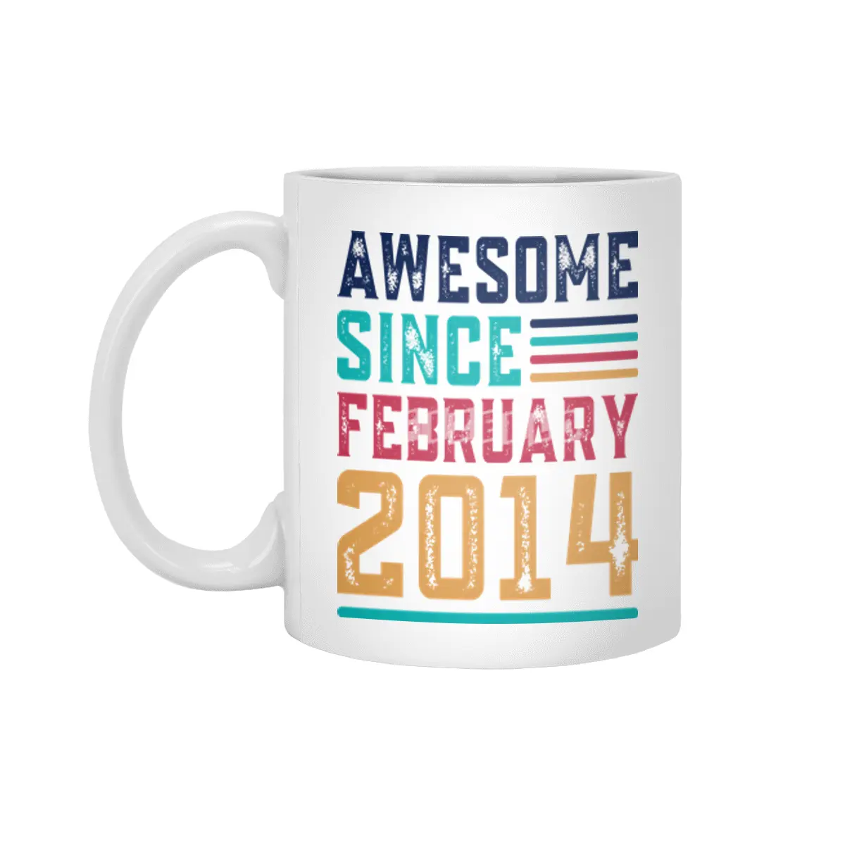 Awesome Since February 2014 Beyaz Kupa