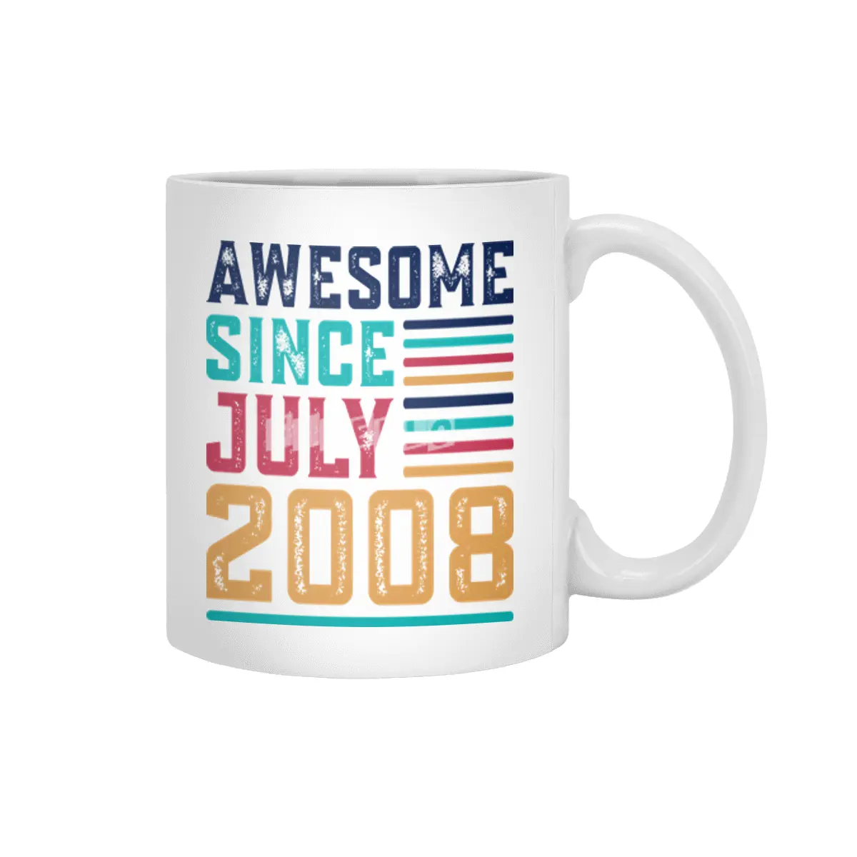 Awesome Since July 2008 Beyaz Kupa