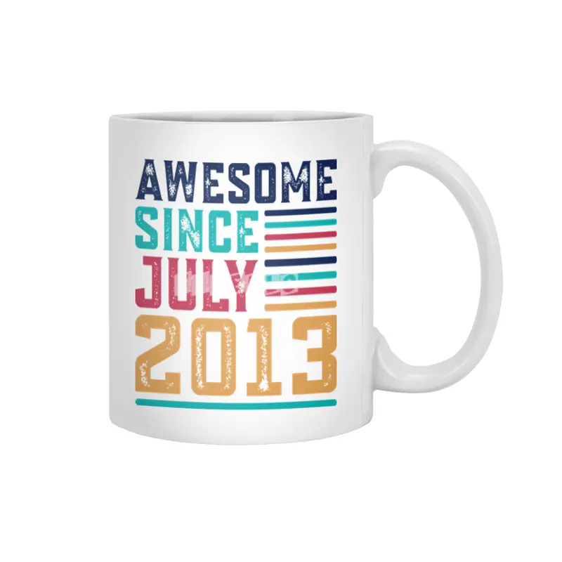 Awesome Since July 2013 Beyaz Kupa