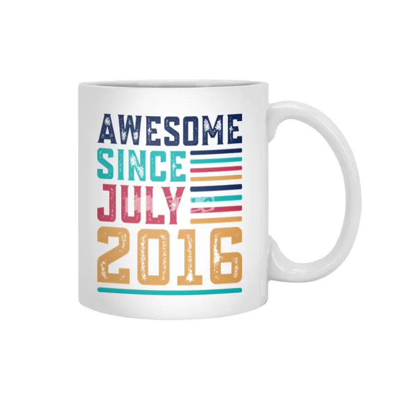 Awesome Since July 2016 Beyaz Kupa