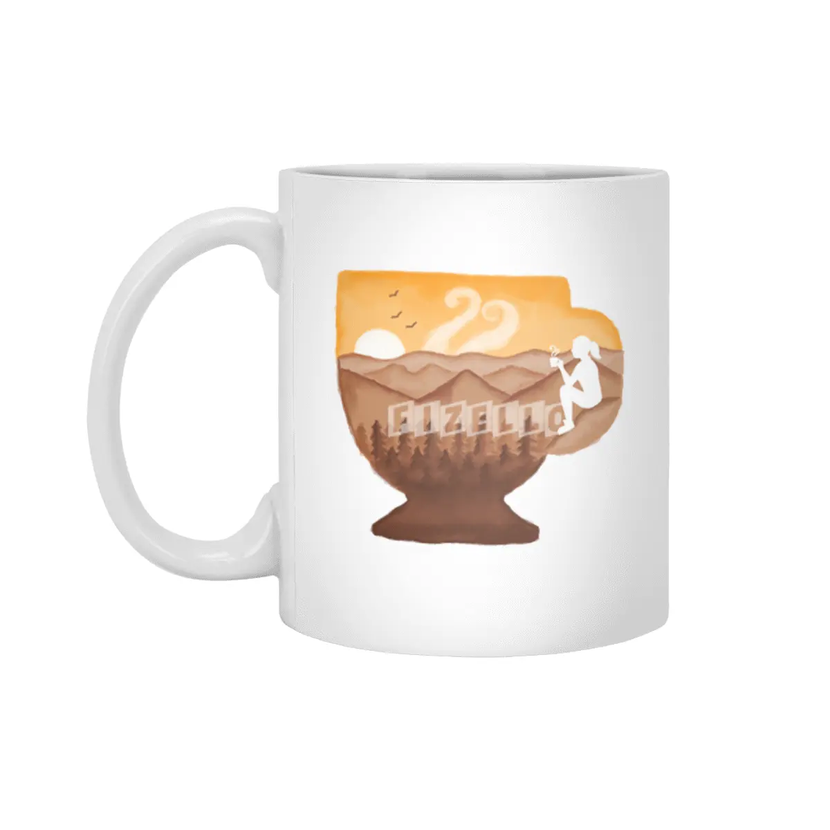 coffee Nature Beyaz Kupa