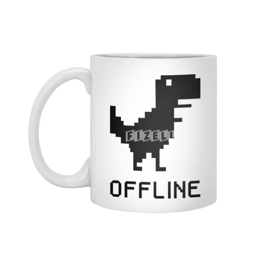 Dinosaur Beyaz Kupa