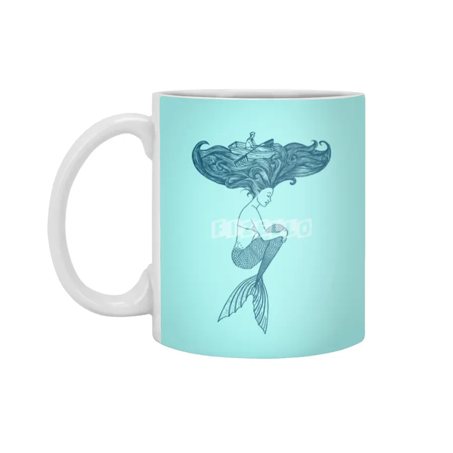 Mermaid Beyaz Kupa