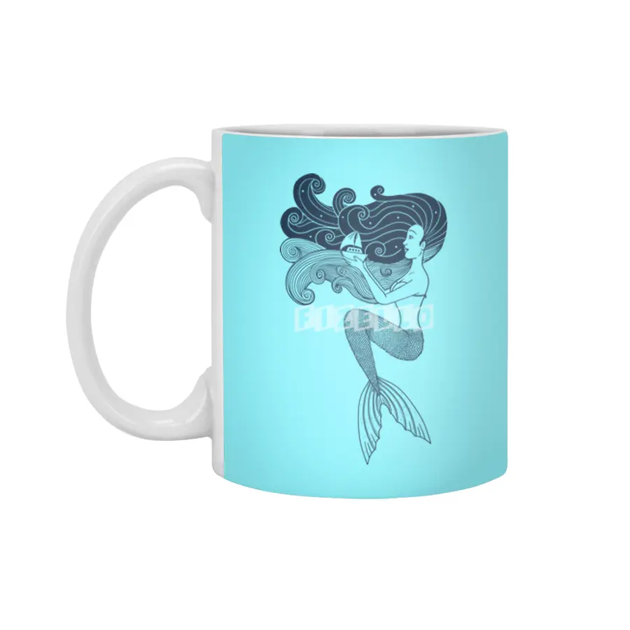 Mermaid Beyaz Kupa