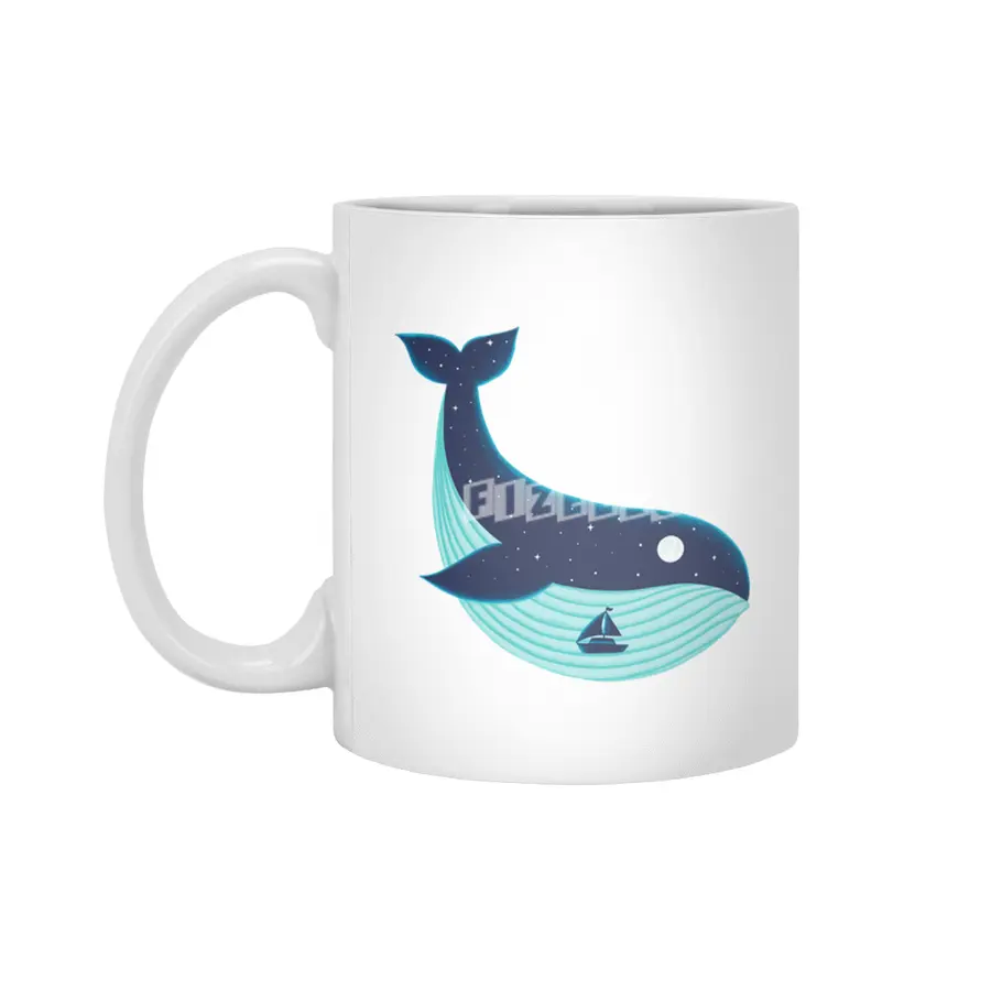 Nature Whale Beyaz Kupa