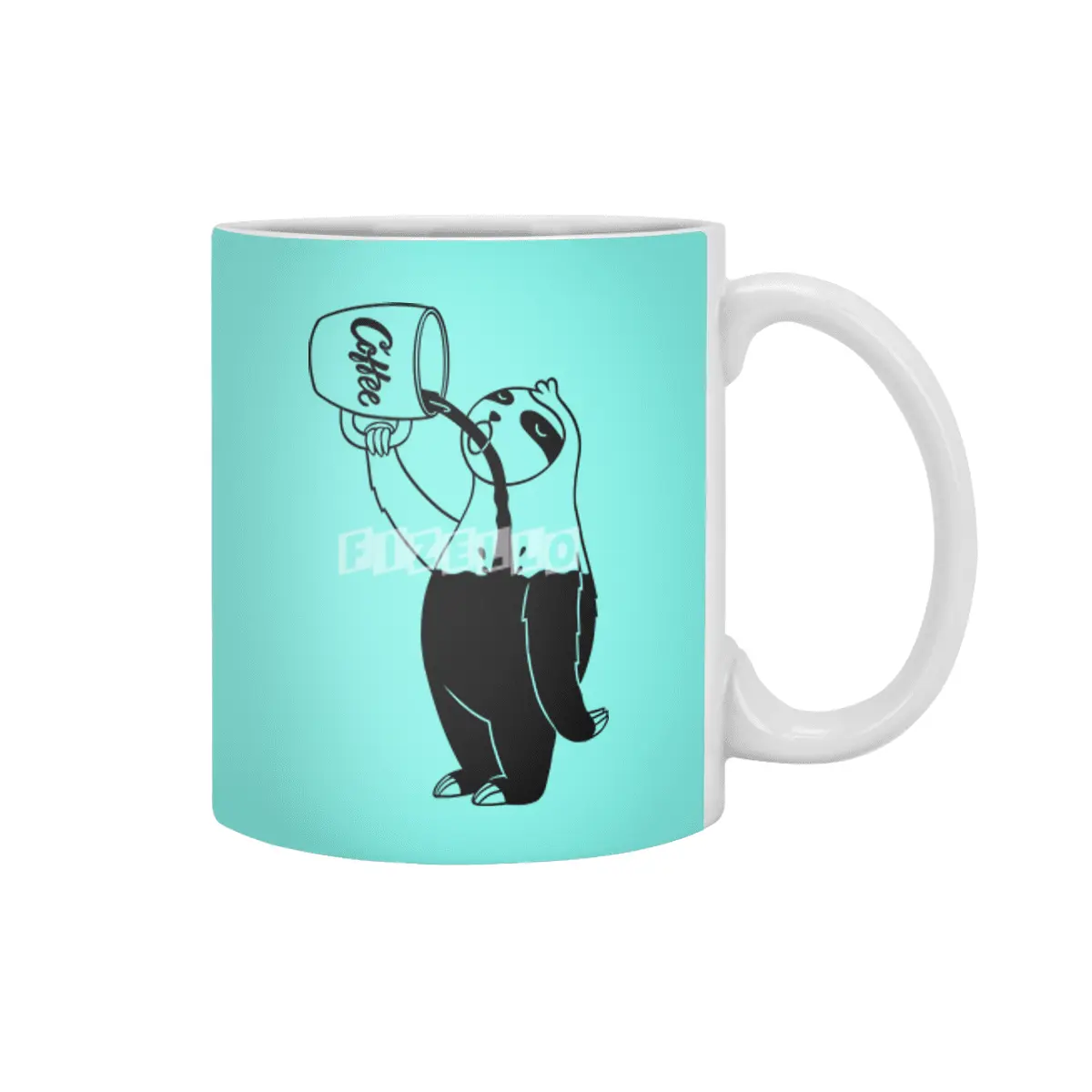 Sloth Coffee Beyaz Kupa