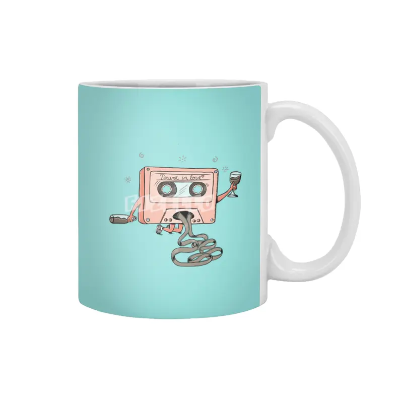Vomit Cassette tape Beyaz Kupa