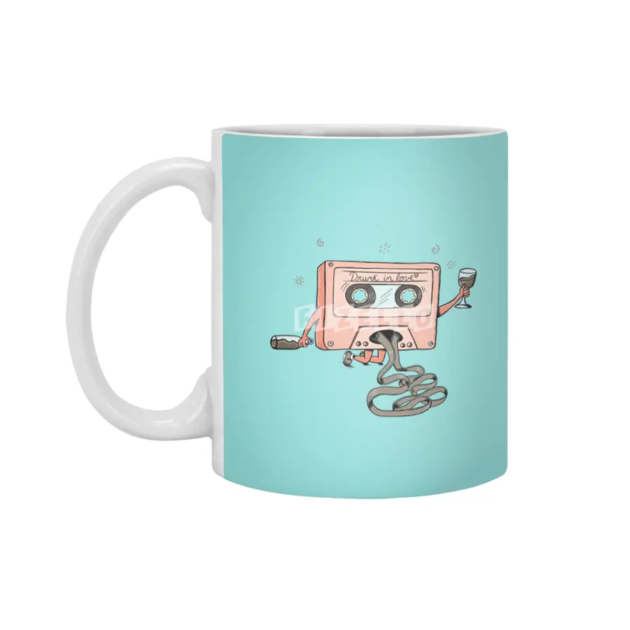 Vomit Cassette tape Beyaz Kupa