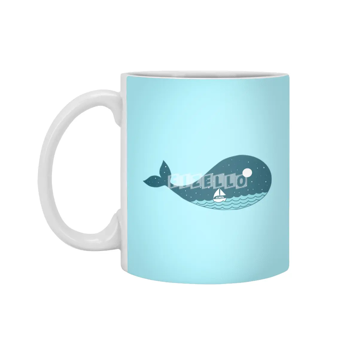 whale nature Beyaz Kupa