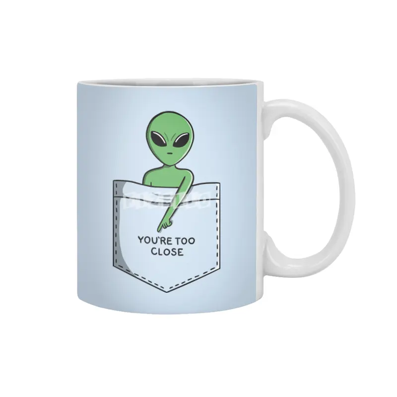 Alien pocket too close Beyaz Kupa