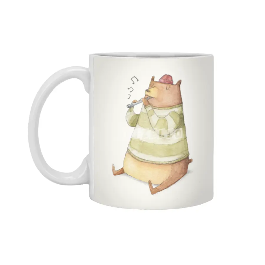 Happy Bear Beyaz Kupa