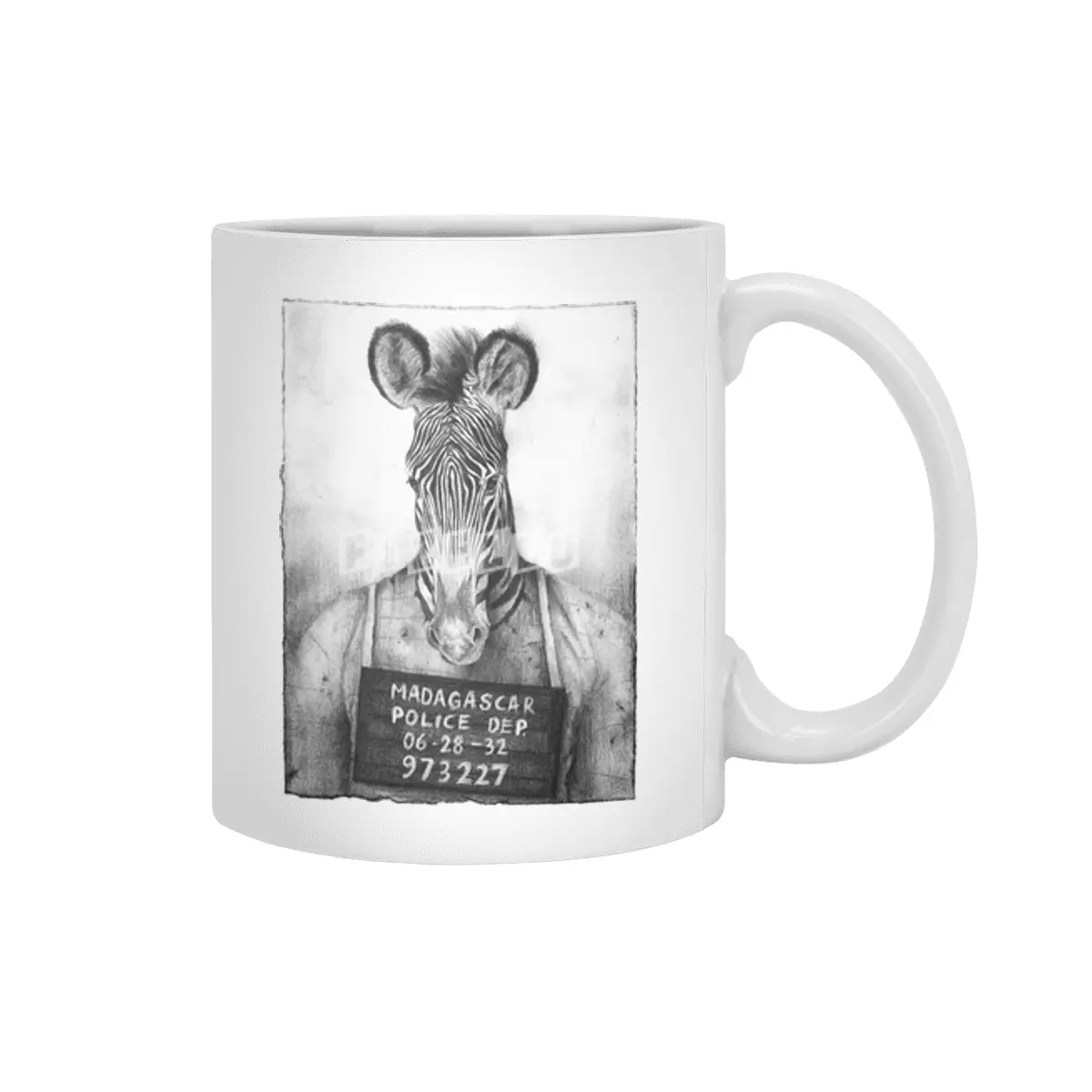 Mugshot Beyaz Kupa