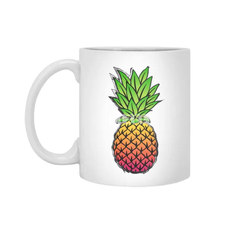 Tropic Pineapple Beyaz Kupa
