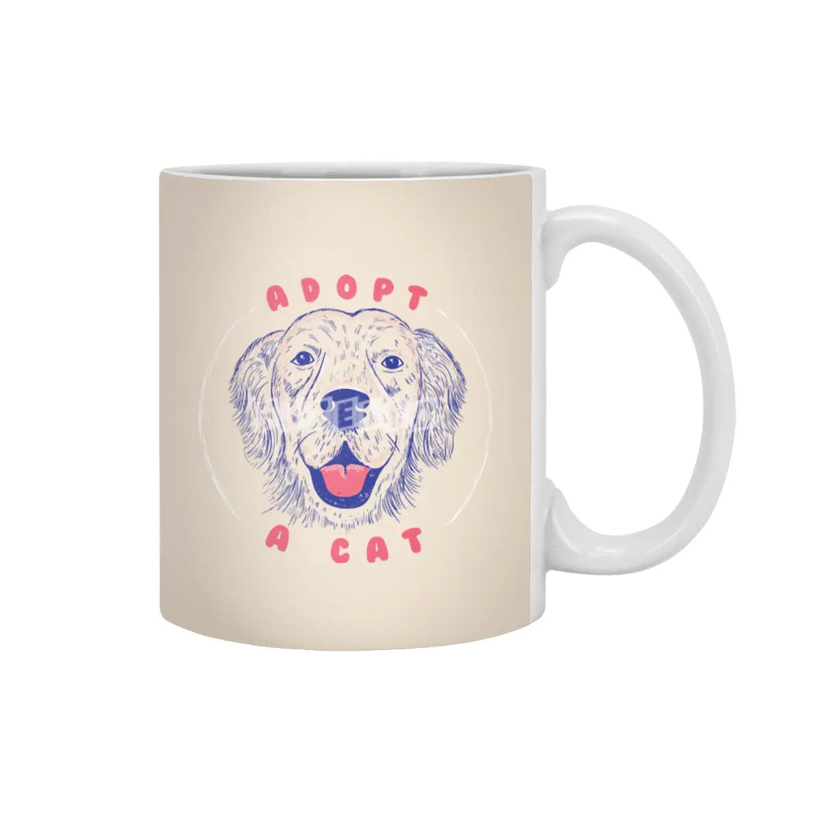 Adopt a Cat Beyaz Kupa