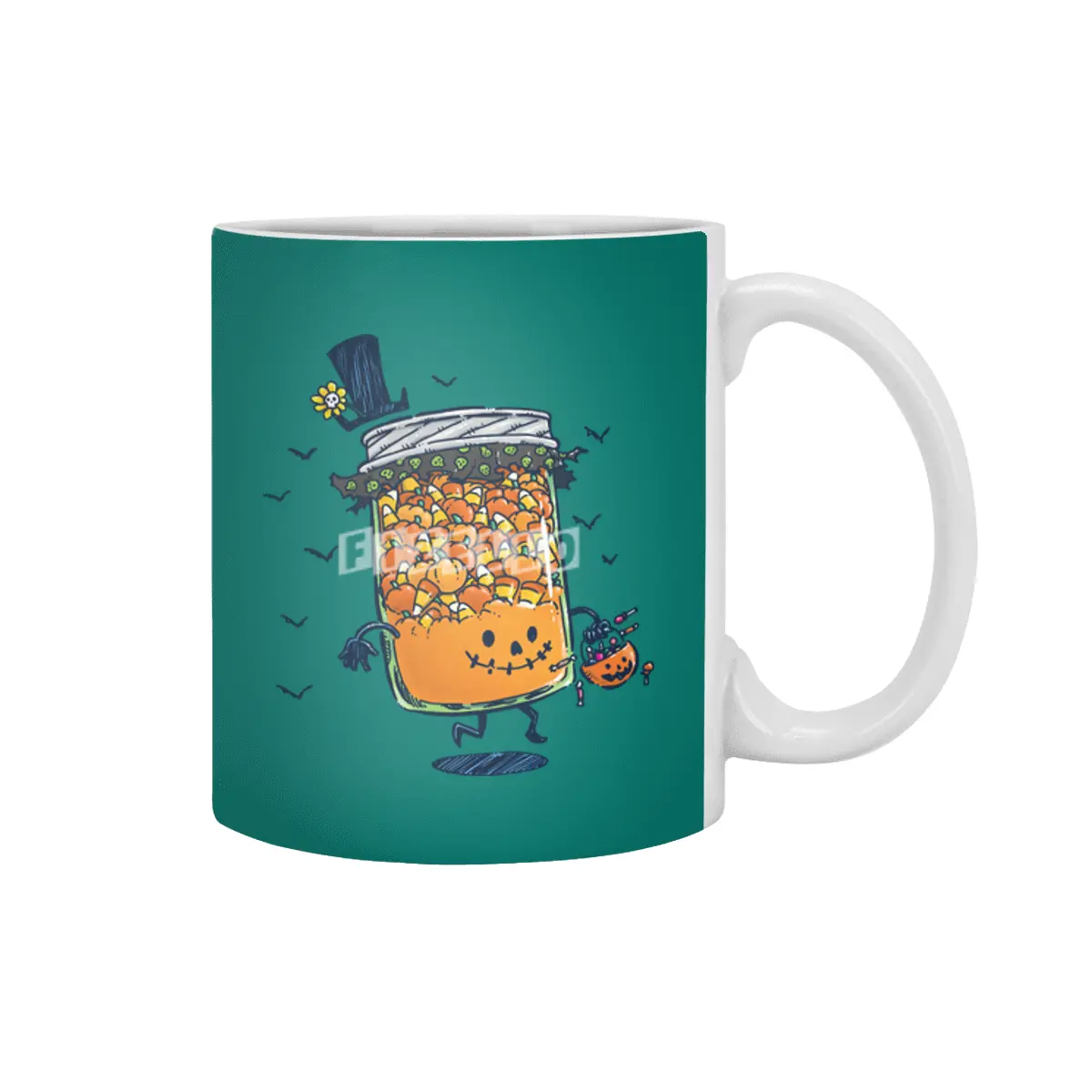 Halloween Jam Beyaz Kupa