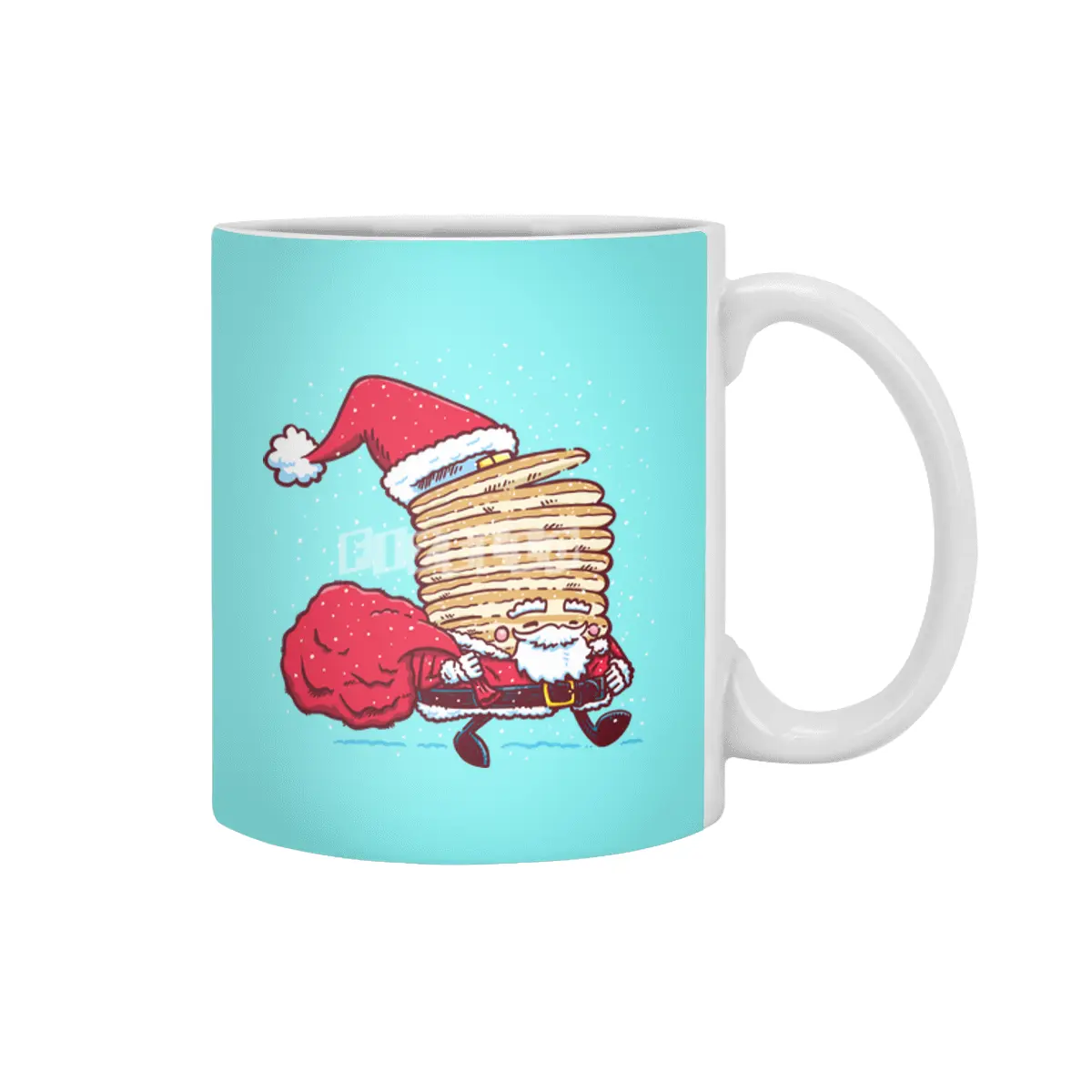Santa Pancake Beyaz Kupa