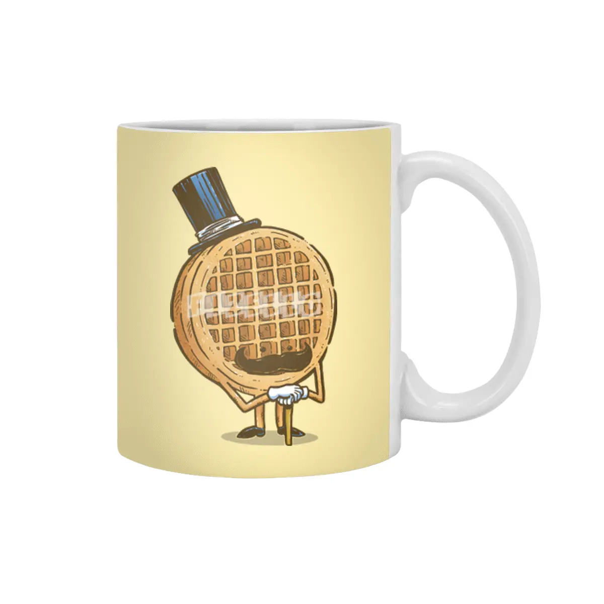 The Fancy Waffle Beyaz Kupa