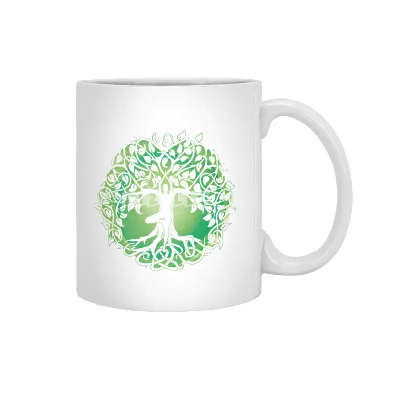 Yoga tree Beyaz Kupa