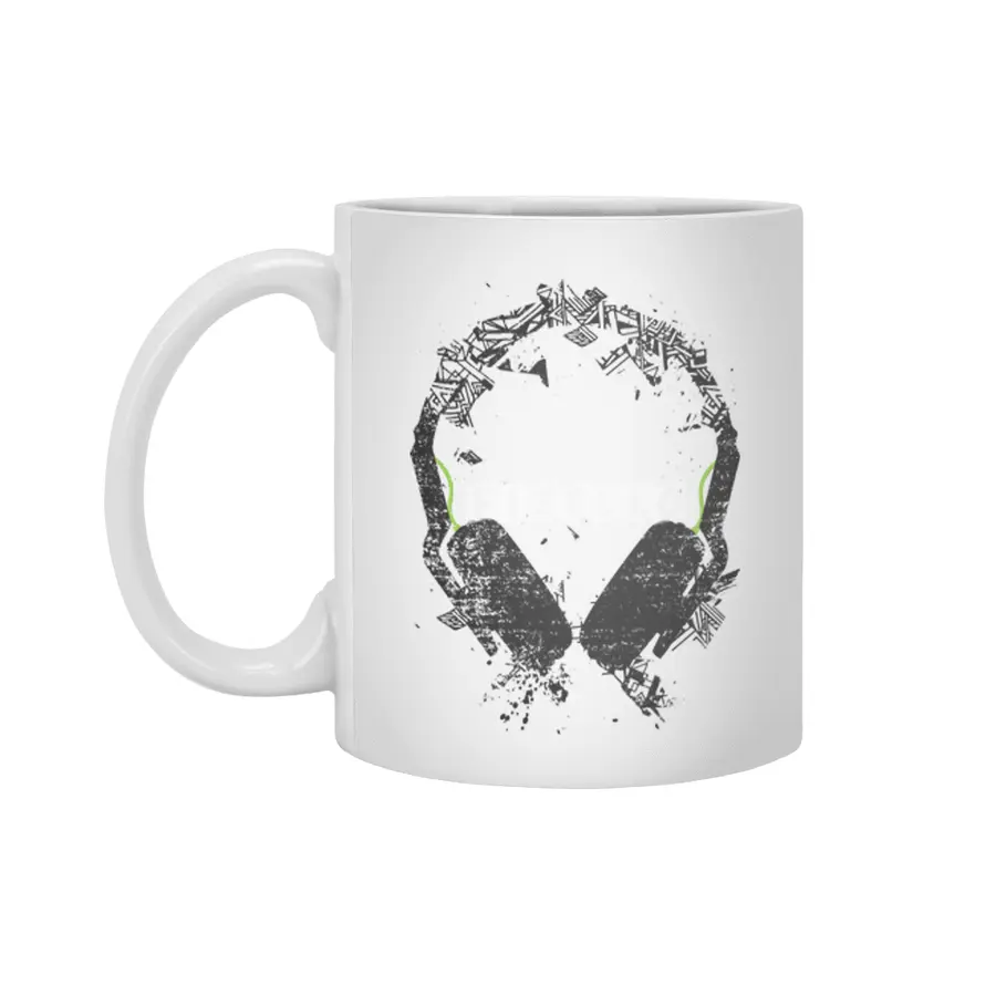 Art Headphones Beyaz Kupa