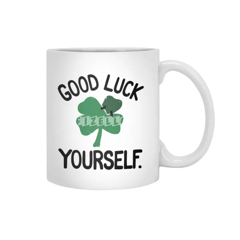 GOOD LUCK YOURSELF Beyaz Kupa