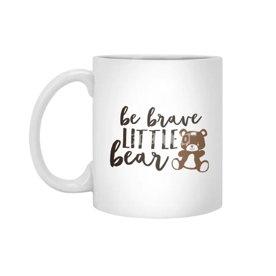 Be Good Little Bear, Cute Bear Teddy For Babies Beyaz Kupa