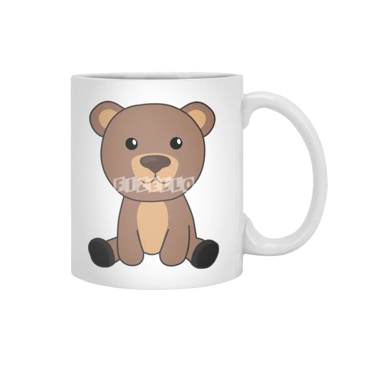 Bear Bears Cute Animals For Children Baby Bear Beyaz Kupa
