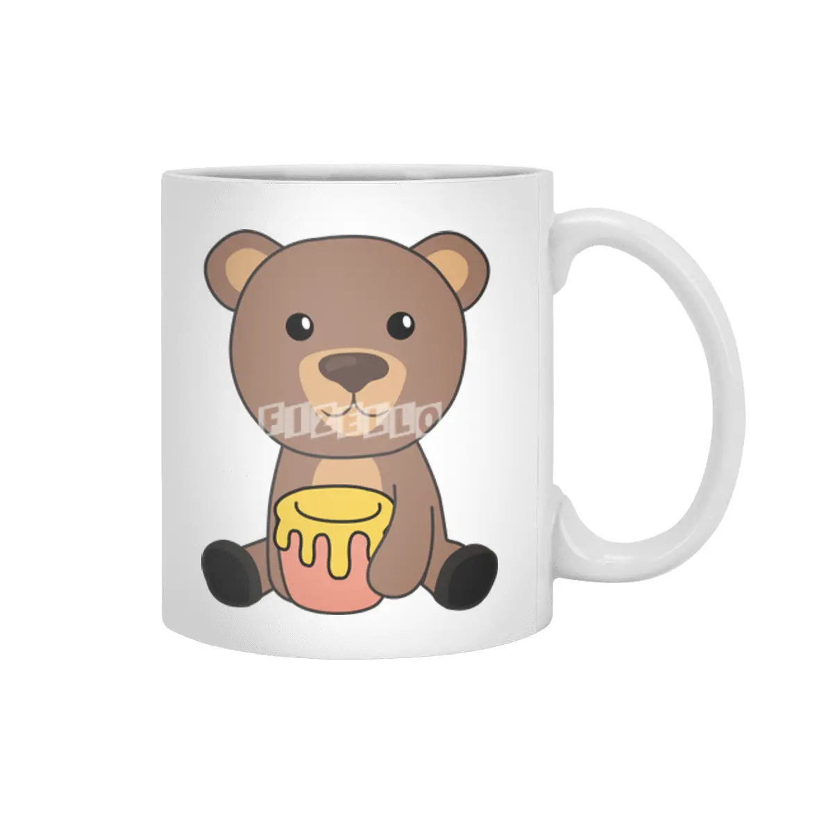 Bear Honey Honey Bear Little Bear Brown Bear Bears Beyaz Kupa