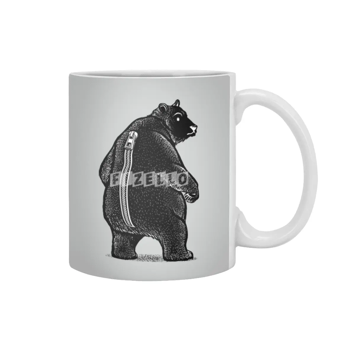 Zipper Bear Disguise Beyaz Kupa