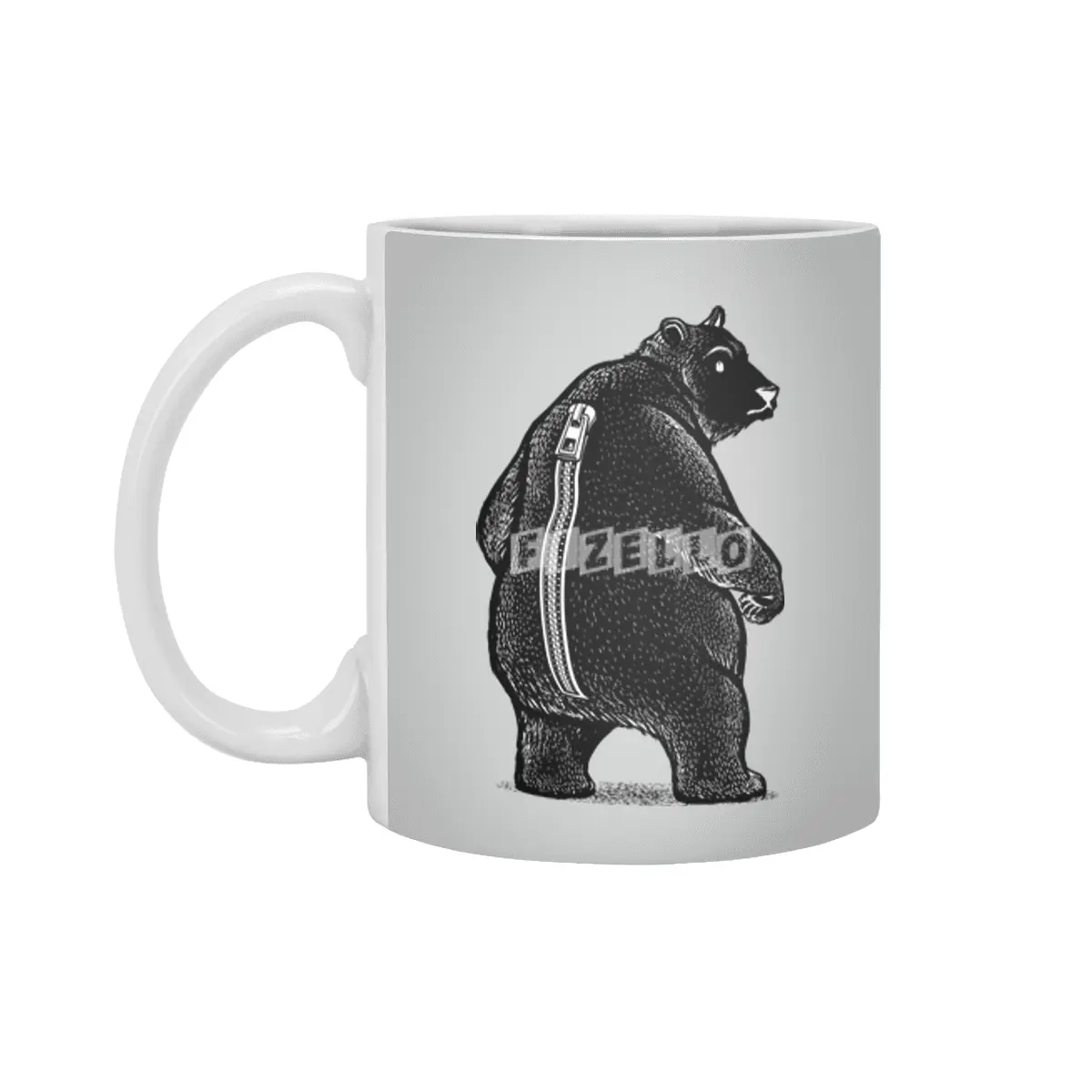 Zipper Bear Disguise Beyaz Kupa