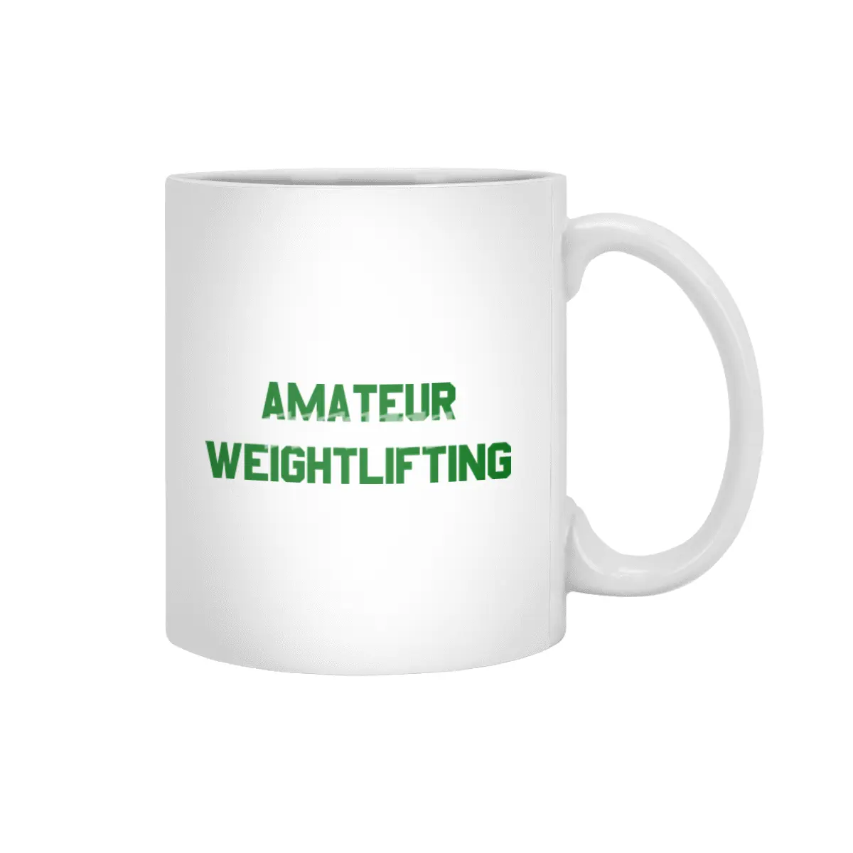 Amateur Weightlifting Beyaz Kupa
