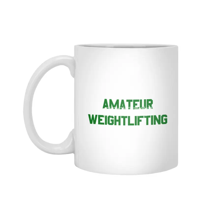 Amateur Weightlifting Beyaz Kupa