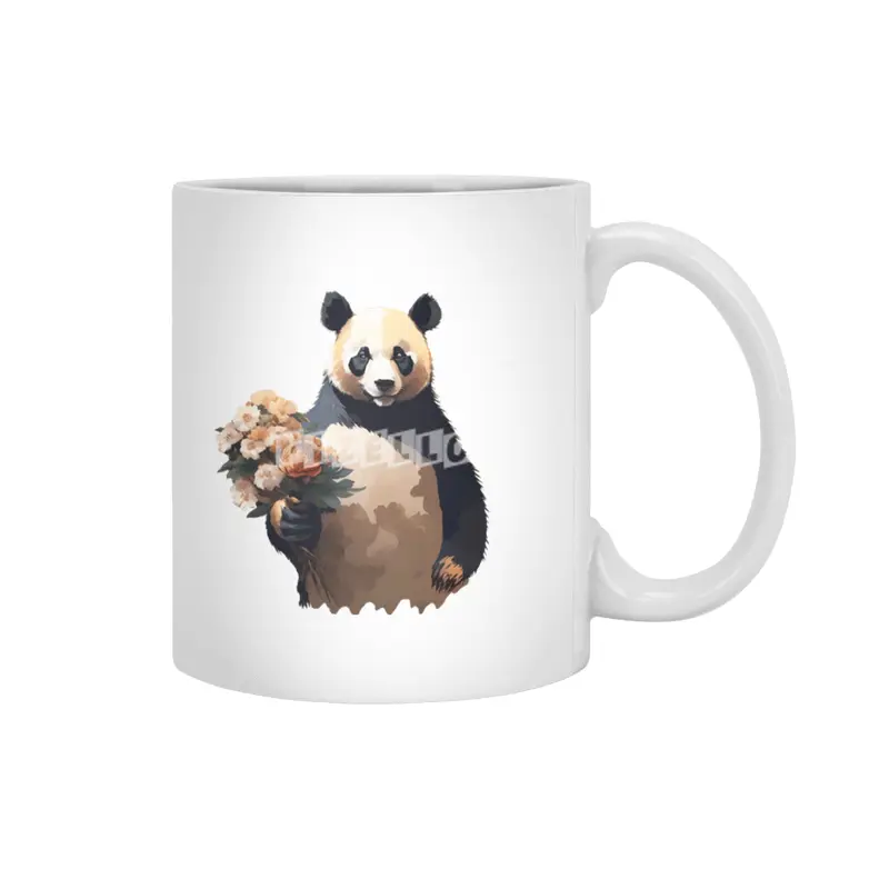 panda loves you Beyaz Kupa