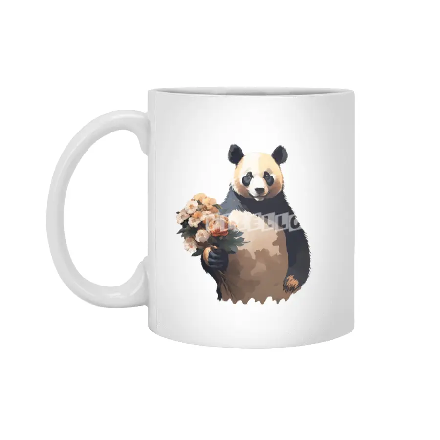 panda loves you Beyaz Kupa