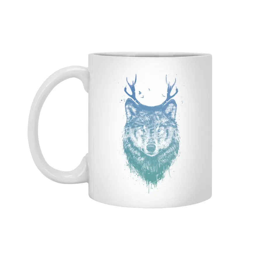 Deer wolf Beyaz Kupa