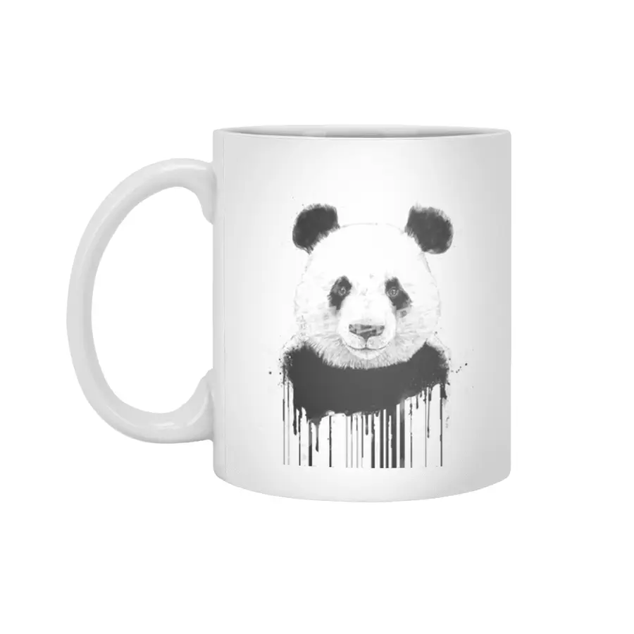 Graffiti panda Beyaz Kupa