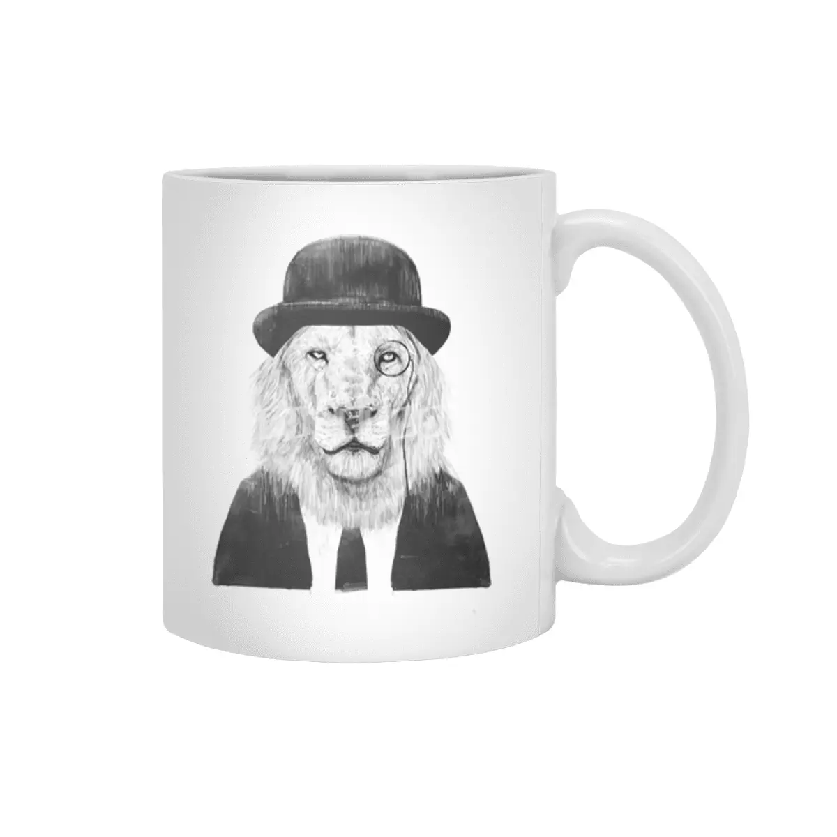 Sir lion Beyaz Kupa