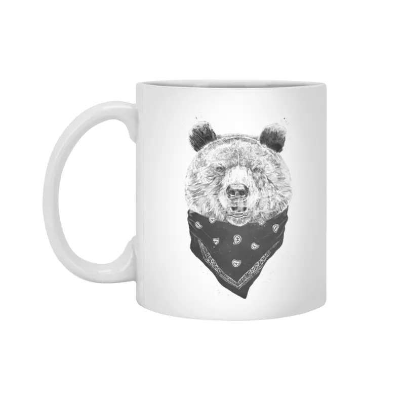Wild bear Beyaz Kupa