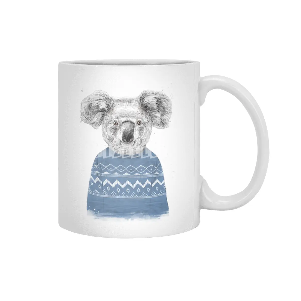 Winter koala Beyaz Kupa
