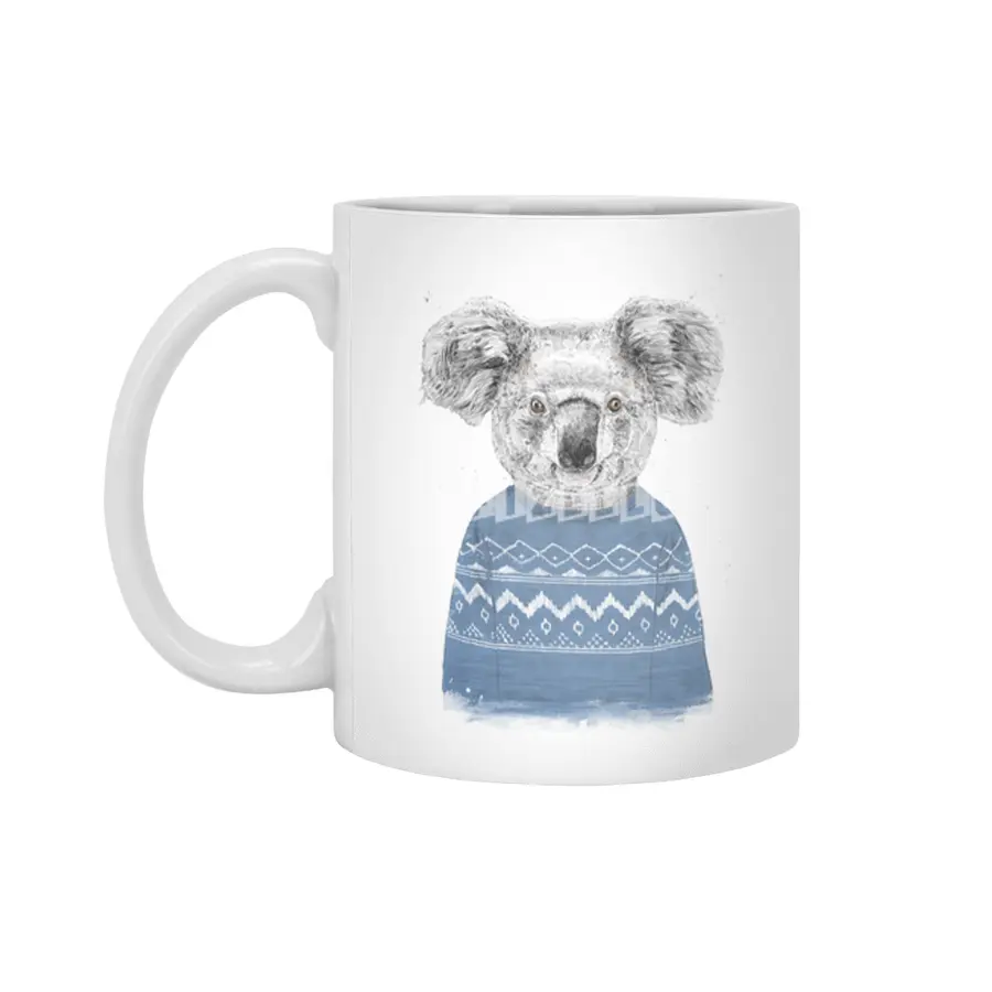 Winter koala Beyaz Kupa