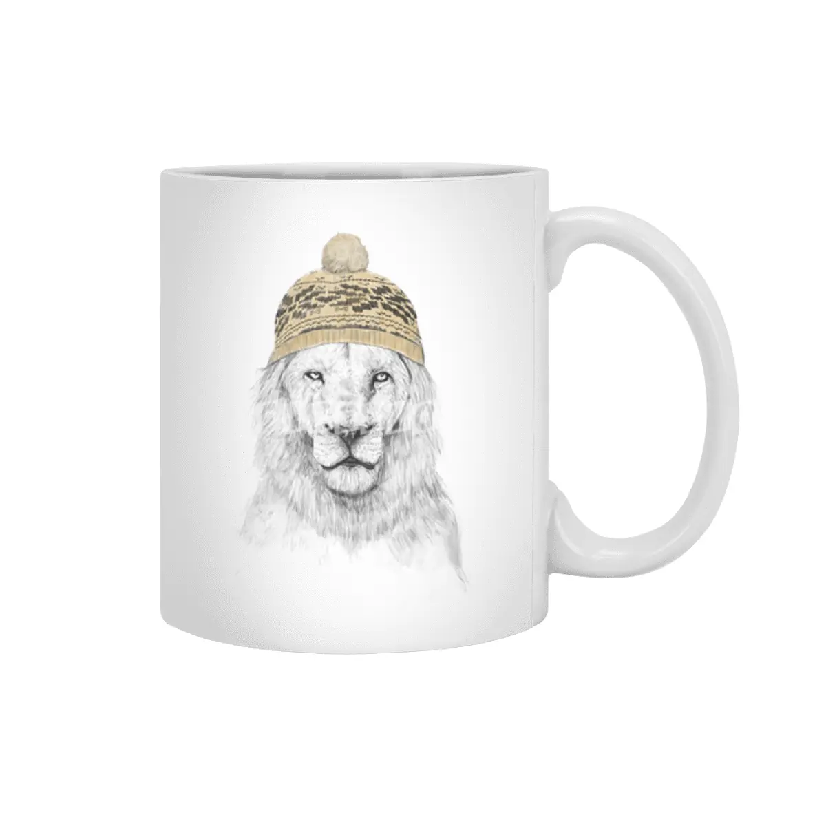 Winter lion Beyaz Kupa