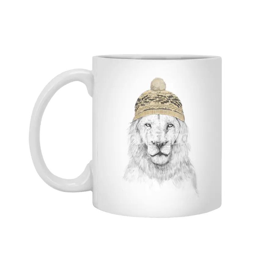 Winter lion Beyaz Kupa