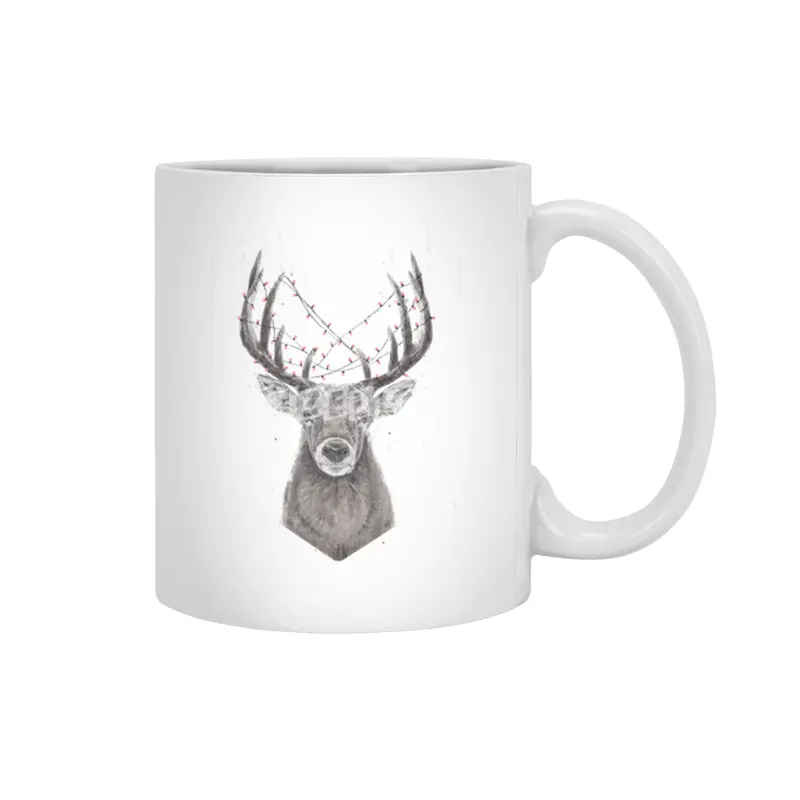 Xmas deer Beyaz Kupa