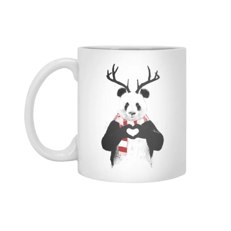 Xmas panda Beyaz Kupa