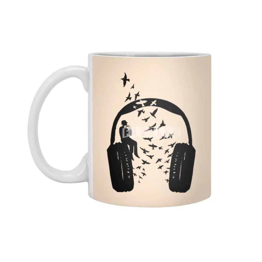 Headphone Harmonica Beyaz Kupa