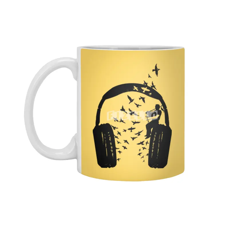 Headphone Bagpipes Beyaz Kupa