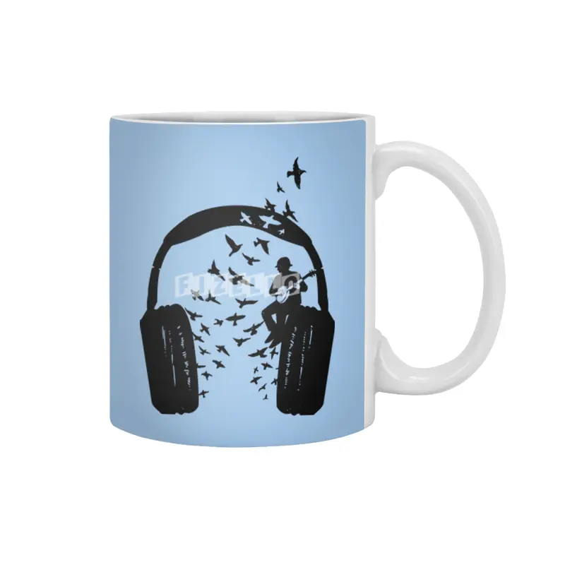 Headphone Banjo Beyaz Kupa