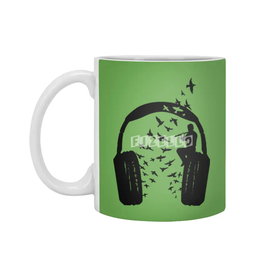 Headphone Flute Beyaz Kupa