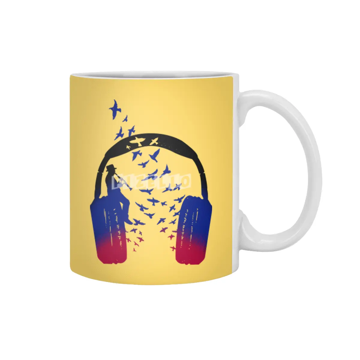 Headphone Music Clarinet Beyaz Kupa